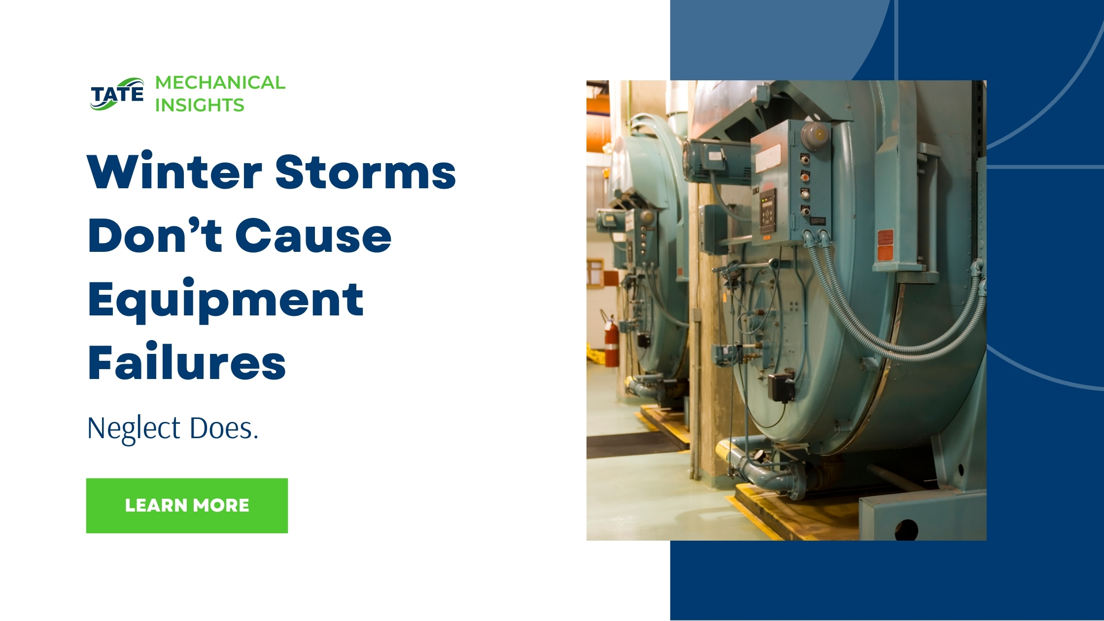 Winter Storms Don’t Cause Equipment Failures, Neglect Does
